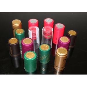 PVC heat shrink capsules for olive oil bottle PVC Shrink Sleeve Capsule for