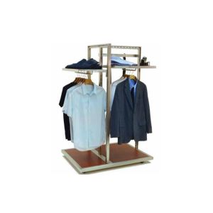 Wholesale Floor Standing Garment Display Stand Modern Style Adjustable Shelf For Shopping Mall from china suppliers