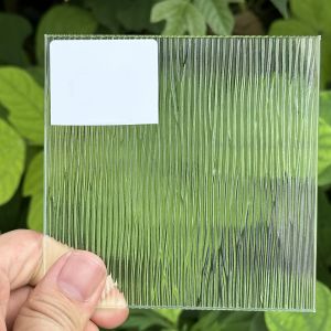 Wholesale Modern Wood Grain Patterned Tempered Glass Panel for Office Partitions and Decor from china suppliers