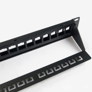 Blank Network Patch Panel Unshielded RJ45 24 Port 1U Patch Panel