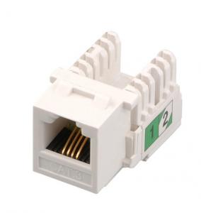 Wholesale White Idc Telecommunication Module Network Toolless Keystone Jack Yh7002 from china suppliers