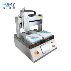 High Speed 3ml Long Tube Essential Liquid Filling Machine With Multiple Pumps