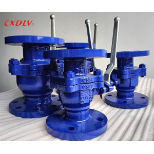 China A216 Gr.WCB Flanged Ball Valve 2 Piece Parts with Handle Lever PN16 on sale