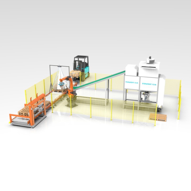 Automatic Robotic Bag Emptying System for Powder, Resin and Granular Materials