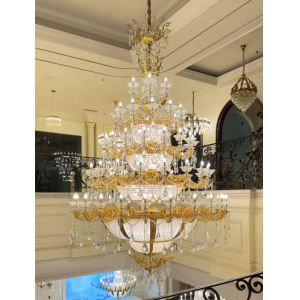 Customized Service Luxury Entryway Chandelier High End Foyer Chandeliers