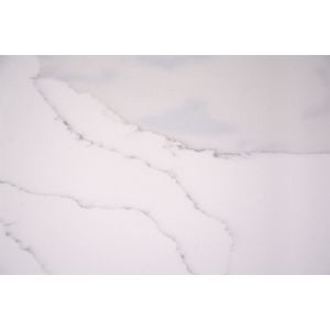 China High Density Decoractive 3000*1500 White Calacatta Quartz Stone For Kitchen Countertops on sale