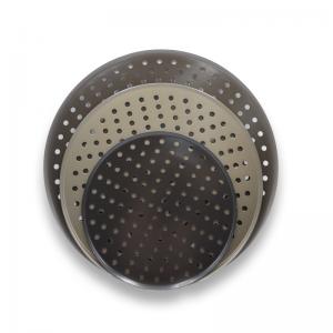 Wholesale RK Bakeware China-Pizza Hut 9 Inch 12 Inch 15 Inch Perforated Commercial Aluminum Pizza Pan Pizza Disk from china suppliers