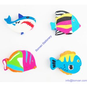 Wholesale multi color fish eraser,carton fish eraser, fish rubber eraser from china suppliers
