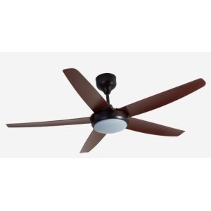 Gold 56 Inch Modern DC Motor Ceiling Fan with light For Office