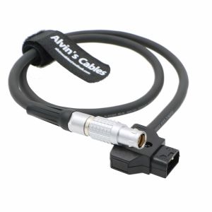4 Pin Lemo FGK Female To D-Tap Power Cable For Canon Mark II C100 C500