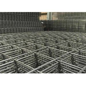 ISO9001 Concrete Wire Mesh Fence Ribbed Welded Steel Wire Mesh