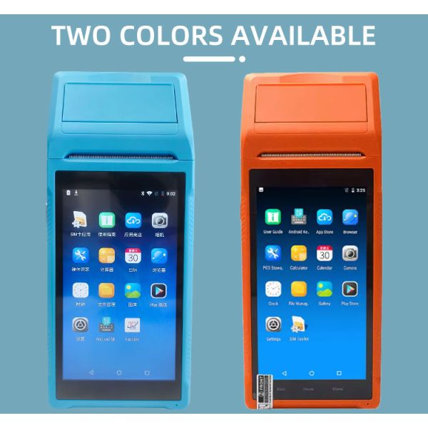 Android Touch Screen POS Machine with Blue Tooth Handheld PDA Barcode Scanner and SDK
