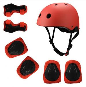 Wholesale Adjustable Skateboard Skate Helmet pads with 7pcs set Protective Gear Knee Pads from china suppliers