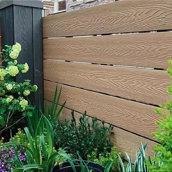 Concealed Fastener WPC Fencing Panel for Modern Home Boundary