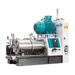 30% Ceramics Wet Grinding Disk Type Horizontal Bead Mill Machine For Paint