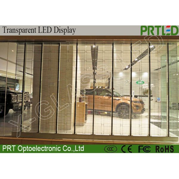 Quality Magic Window Transparent Glass LED Display P3.9 High Brightness Transparent LED Screen for sale
