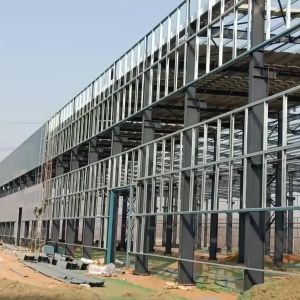 Multi-Storey Large Span Prefab Steel Carpark Structure Q235B Q355B