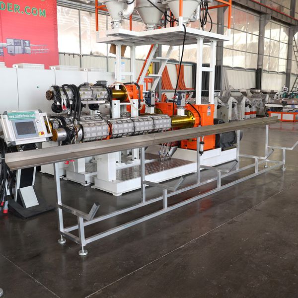 Flexible Single Wall Corrugated Pipe Extruder Coiler / Winding Machine Professional Manufacturer