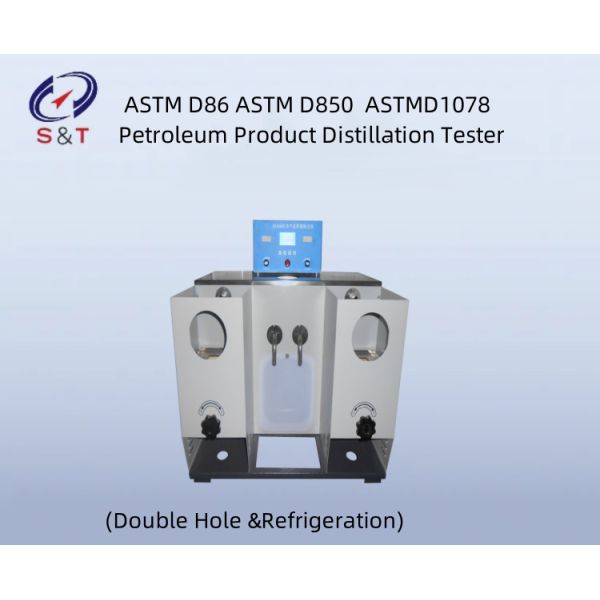 ASTM D850 Distillation Tester Double Hole Refrigeration With 1000W×2 Electric Furnace