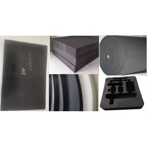 Wear Resistant Black EVA Foam Sheet Heatproof Multipurpose Eco Friendly