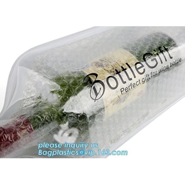 Quality Eco friendly wine bag,wine bottle protector,Bubble Bags Wrap Packaging Fragile Items Inflatable Wine Bottle Air Pouch Ba for sale
