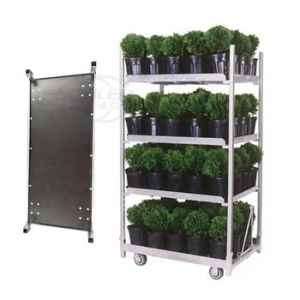 Customized Movable Portable Dutch Flower Trolley For Garden