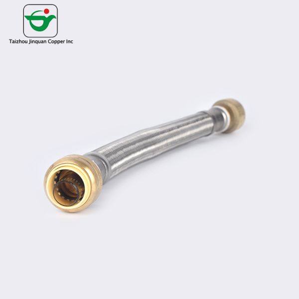 Bend Easily Water Faucet Inlet 24" Flexible Brass Hose