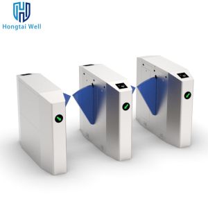 Half Height SS304 Wing Gate Turnstile 40 Persons / Min Support IC Card