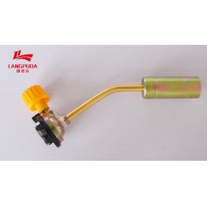19.8cm Cassette Gas Torch Burner , Butane Gas Welding Torch Adjustable Flame