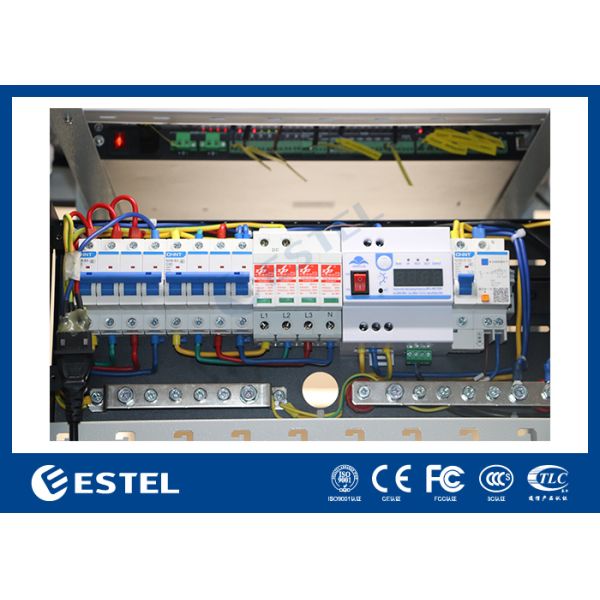 40U IP55 Galvanized Steel Battery Enclosures With 1500W Air conditioner