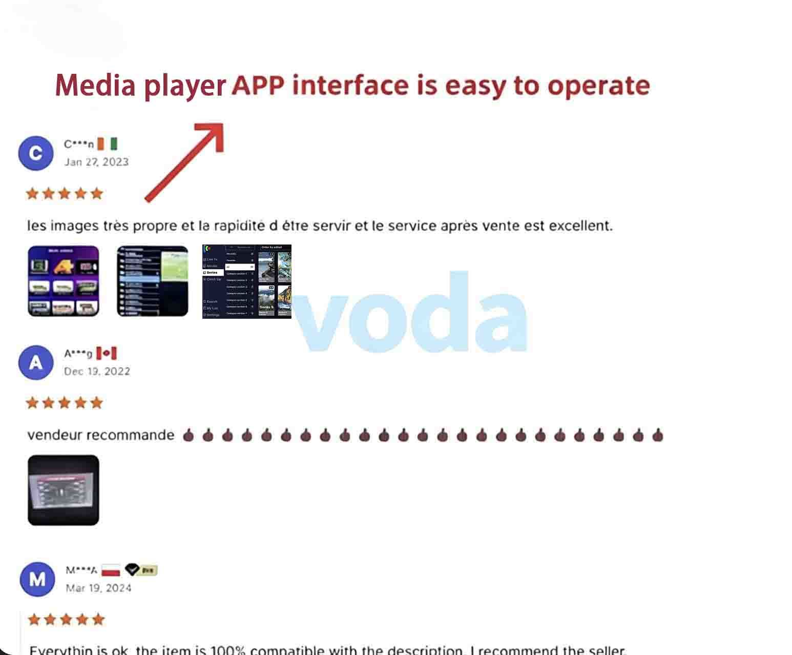 AceX5 Smart TV Box interface display