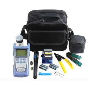 China FTTH Fiber Optic Tool Kit , Fiber Testing Tools With OPM VFL And Fiber Cleaver on sale
