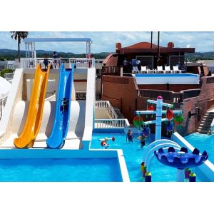 Flying Style Fiberglass Swimming Pool Water Slide with 5m Height 0.85m Width and