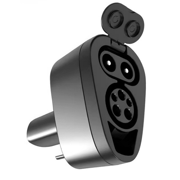 Quality 2 In 1 Plastic CCS1 To NACS DC And AC EV Charger Adapter for sale