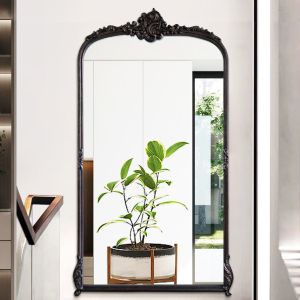Wall-Mounted Art Deco Design Style Mirror for Large Home and Living Room