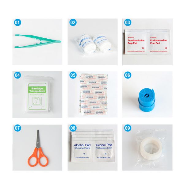 Outdoor Car Emergency Tools 35pcs First Aid Kit for Roadside Survival Item NO. CK0059