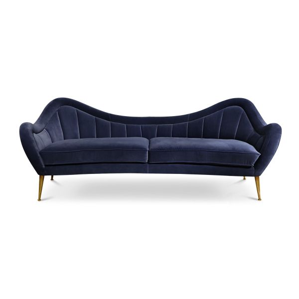 NEW design upholstery velvet lounges, popular 3 seat stainless steel sofa for wedding event rental