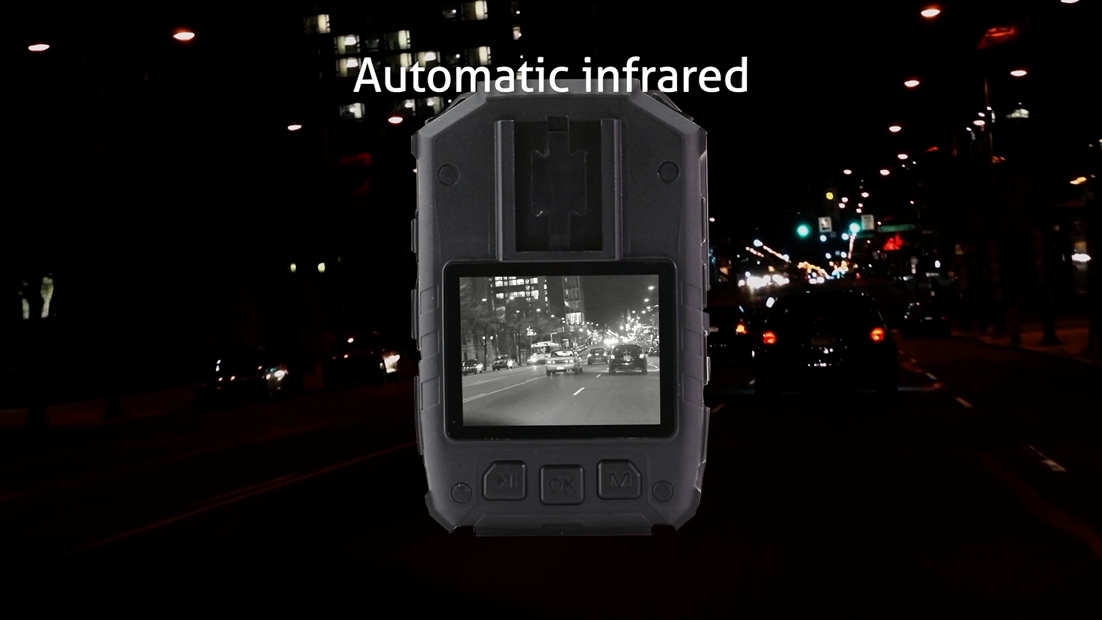 Face Recognition Linux OS Ambarella A12 4G Body Camera IP67