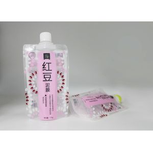 Moisture Proof Liquid Spout Bags Compound Material Customized Thickness