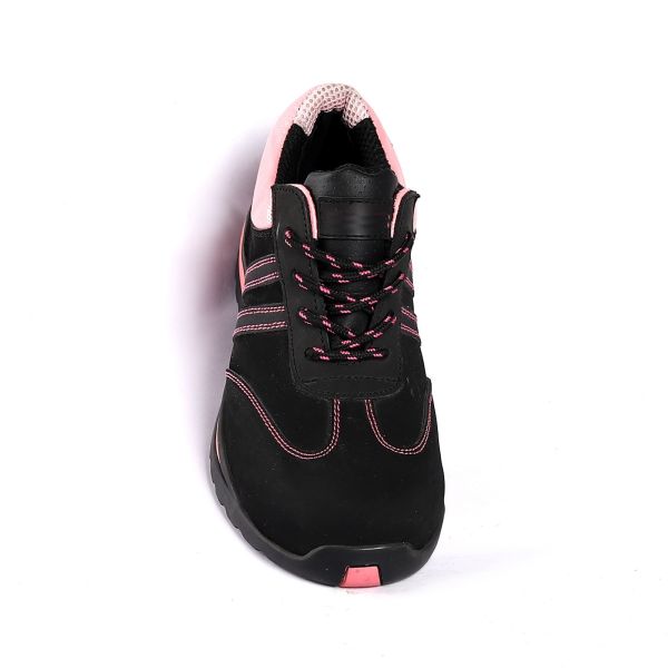 Low Top Protective Shoes With Microfiber Leather Mesh Upper-No Electric Hazard Protection Safety Shoes