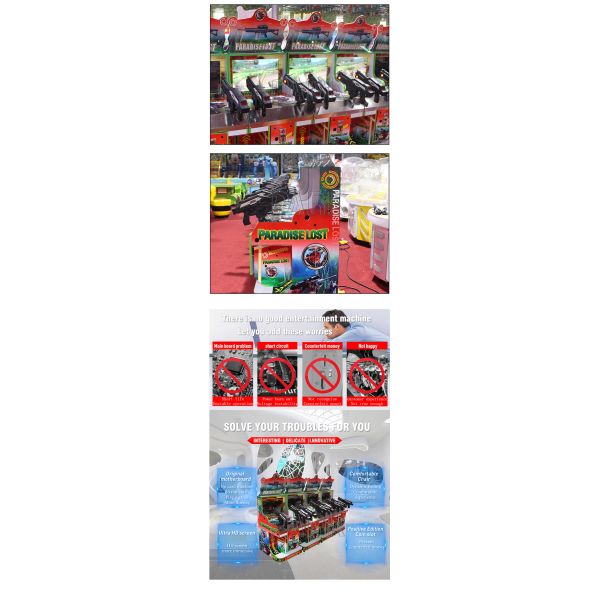 2 Players 145W Electronic Shooting Arcade Machines