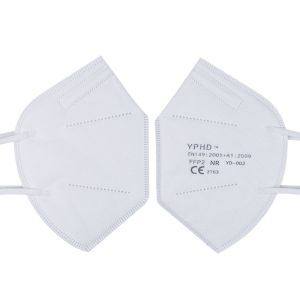 White KN95 Earloop 5 Layers FFP2 Face Mask