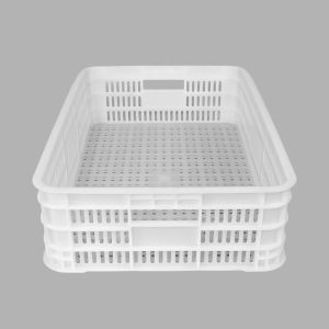 Foldable Stackable Food Basket for Harvest and Storage Customized Color Vented