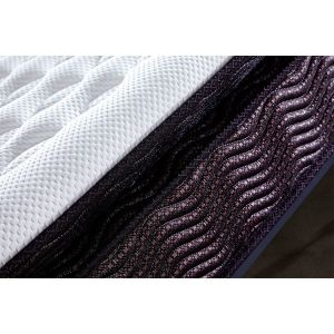 Small Double Pocket Sprung Mattress Latex Knitted Fabric OEM Service