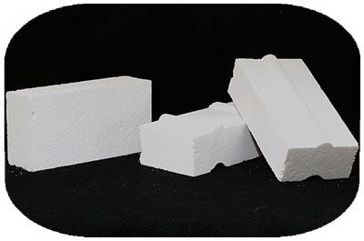 Pure White High Alumina Refractory Brick , Alumina Bubble Brick for Blast Furnaces