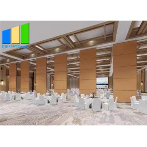Noise Reducing 100mm Hotel Partition Walls with Aluminum Track System