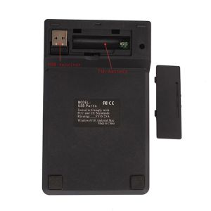 Cxfhgy Portable Small-Size 2.4GHz Wireless Numeric Keypad Numpad 18 Keys Digital