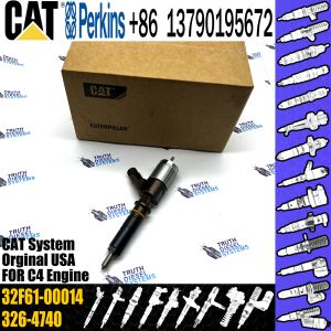 Diesel engine fuel injector 3204740 326-4756 32F61-00014 for Caterpillar C6.4 C4