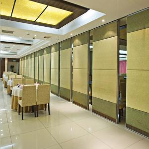 Wholesale Decorative Sliding Door Folding Partition Walls with Aluminium Frame for Banquet Hall from china suppliers