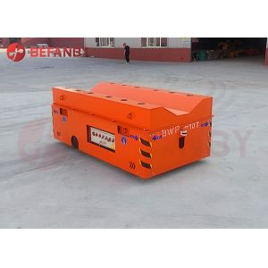 Steel Electric Trackless Transfer Cart Precast Concrete Workshop Using 10 Ton